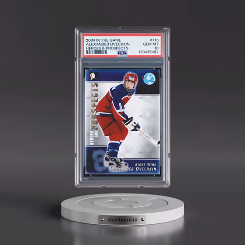 2004 In the Game Heroes & Prospects #116 Alexander Ovechkin (PSA 10 GEM MINT)