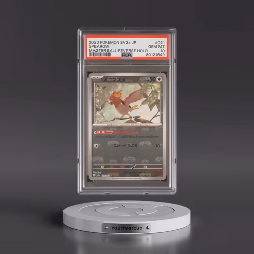 2023 Pokémon Sv2a-Pokemon 151 #021 Spearow - Reverse Holo Master Ball (PSA 10 GEM MINT)