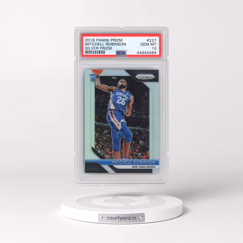 2018 Panini Prizm #227 Mitchell Robinson - Silver Prizm (PSA 10 GEM MINT)