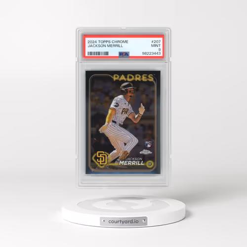 2024 Topps Chrome #207 Jackson Merrill (PSA 9 MINT)