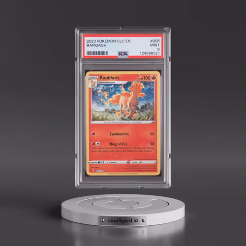 2023 Pokémon Clc-Trading Card Game Classic Charizard & HO-Oh EX Deck #005 Rapidash (PSA 9 MINT)