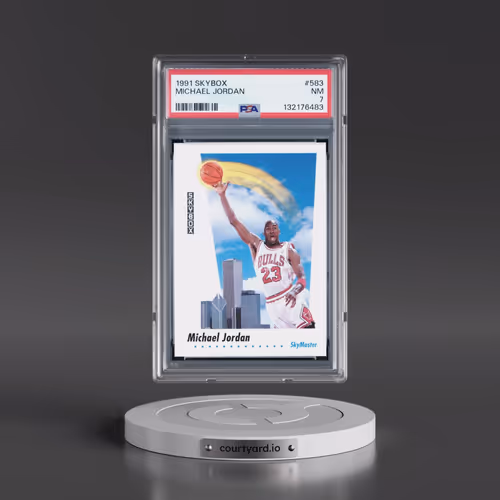 1991 Skybox #583 Michael Jordan (PSA 7 NM)