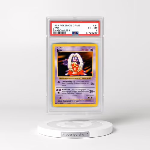 1999 Pokémon Game #31 Jynx - Shadowless (PSA 6 EX-MT)