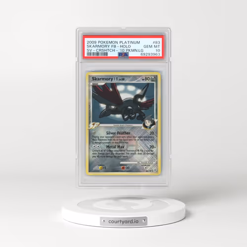 2009 Pokémon Platinum Supreme Victors #83 Skarmory FB - Holo Crosshatch-2010 Pokemon League (PSA 10