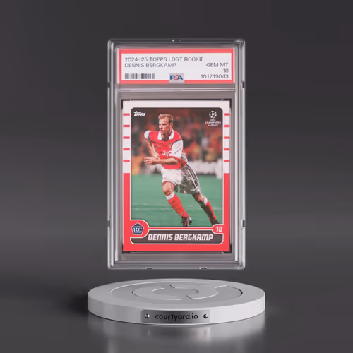 2024 Topps the Lost Rookie Cards Dennis Bergkamp (PSA 10 GEM MINT)