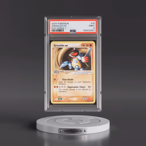 2004 Pokémon Pop Series 1 #16 Armaldo EX - Holo (PSA 9 MINT)