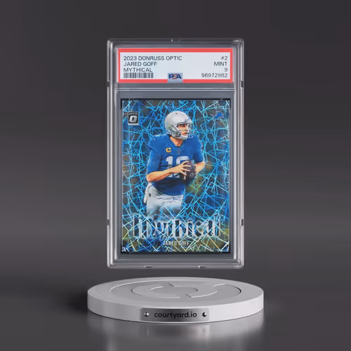 2023 Panini Donruss Optic Mythical #2 Jared Goff (PSA 9 MINT)