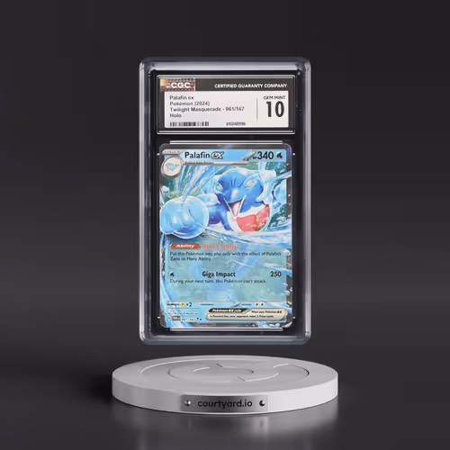 2024 Pokémon Twm EN-Twilight Masquerade #061 Palafin EX - Holo (CGC 10 GEM MINT)