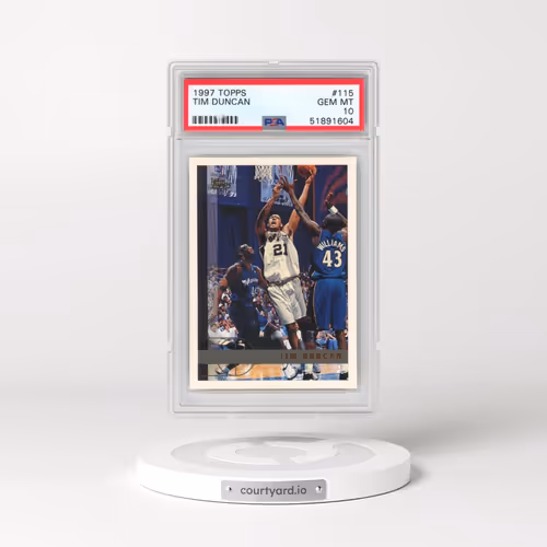 1997 Topps #115 Tim Duncan (PSA 10 GEM MINT)