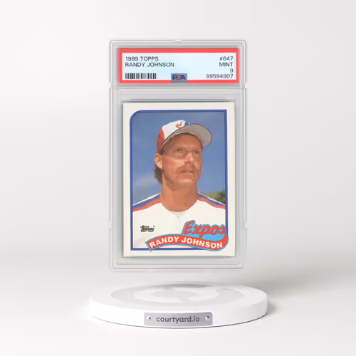 1989 Topps #647 Randy Johnson (PSA 9 MINT)