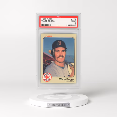 1983 Fleer #179 Wade Boggs (PSA 9 MINT)