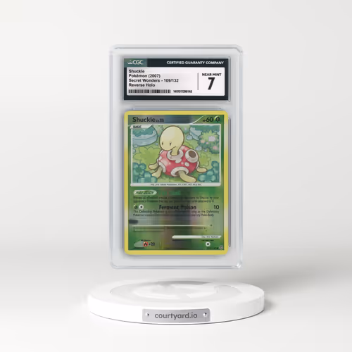 2007 Secret Wonders #109/132 Shuckle - Reverse Holo (CGC 7 NM)