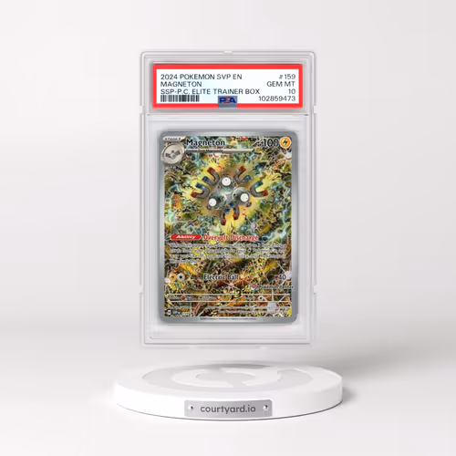 2024 Pokémon Svp EN-SV Black Star Promo #159 Magneton - Surging Sparks Pokemon Center Elite Trainer