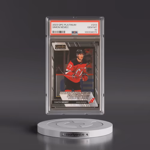 2023 Upper Deck O-Pee-Chee Platinum #243 Simon Nemec (PSA 10 GEM MINT)