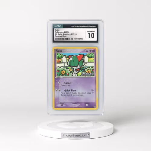 2005 EX Delta Species #81 Ralts - Holo (CGC 10 GEM MINT)