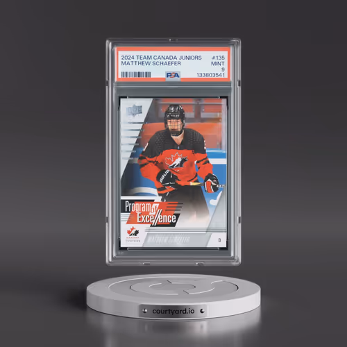 2024 Upper Deck Team Canada Juniors #135 Matthew Schaefer (PSA 9 MINT)