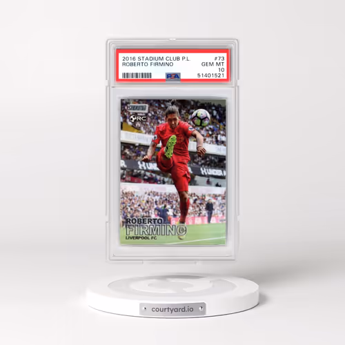 2016 Stadium Club Premier League #73 Roberto Firmino (PSA 10 GEM MINT)
