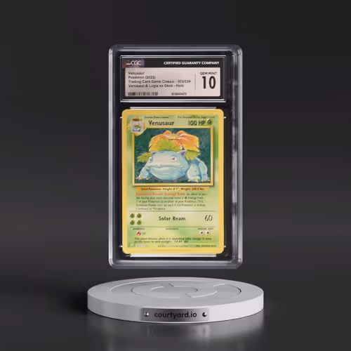 2023 Pokémon CLV-Trading Card Game Classic Venusaur & Lugia EX Deck #003 Venusaur (CGC 10 GEM MINT)