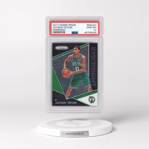 2017 Panini Prizm Emergent #EMJAY Jayson Tatum (PSA 10 GEM MINT)