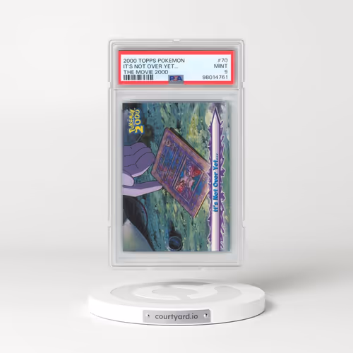 2000 Topps Pokémon the Movie 2000 #70 It's Not Over Yet... (PSA 9 MINT)