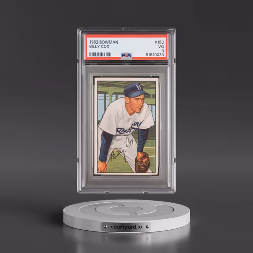 1952 Bowman #152 Billy Cox (PSA 3 VG)