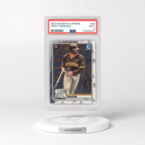 2020 Bowman Chrome #64 Trent Grisham (PSA 9 MINT)