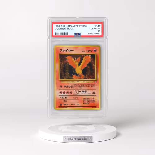 1997 Pokémon Fossil #146 Moltres - Holo (PSA 10 GEM MINT)