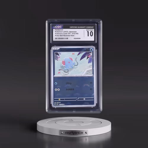 2023 Pokémon Card 151 #072/165 Tentacool - Reverse Holo Poké Ball (CGC 10 GEM MINT)