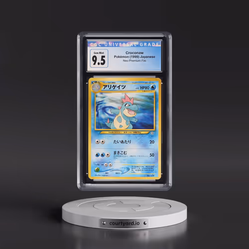 1999 Neo Premium File Croconaw - No Rarity (CGC 10 GEM MINT)