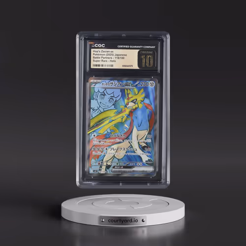 2025 Battle Partners - sv9 #118/100 Hop's Zacian ex - Super Rare Holo (CGC 10 PRISTINE)