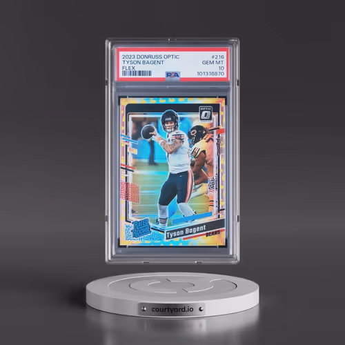 2023 Panini Donruss Optic #216 Tyson Bagent - Flex (PSA 10 GEM MINT)