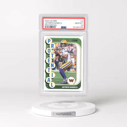 2024 Panini Score Protential #3 Jayden Daniels (PSA 10 GEM MINT)