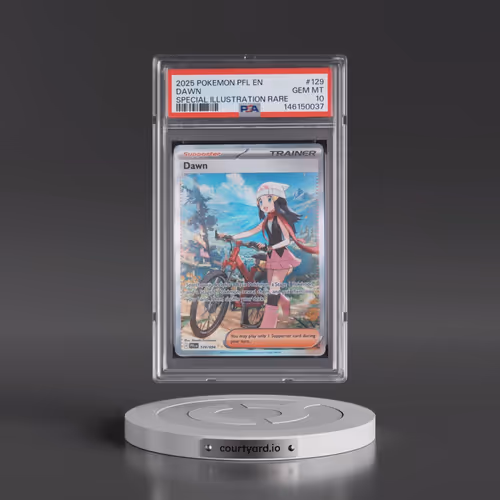 2025 Pokémon Pfl EN-Phantasmal Flames #129 Dawn - Special Illustration Rare (PSA 10 GEM MINT)