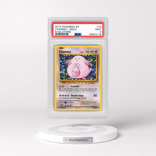 2016 Pokémon XY Evolutions #70 Chansey - Holo (PSA 9 MINT)