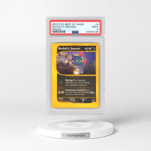 2003 Pokémon Best of Game Promo #5 Rocket's Sneasel (PSA 9 MINT)