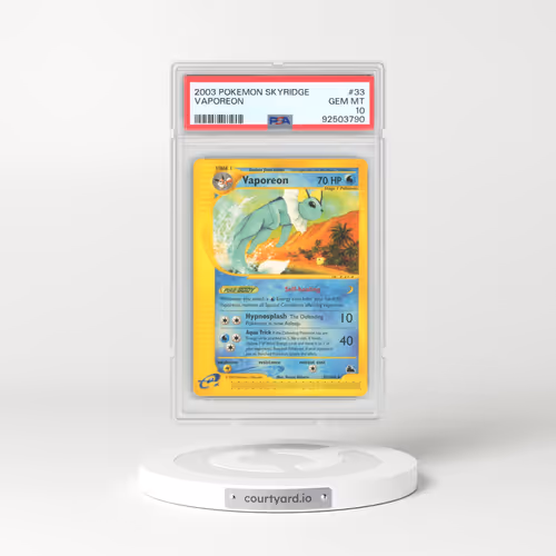 2003 Skyridge #33 Vaporeon (PSA 10 GEM MINT)