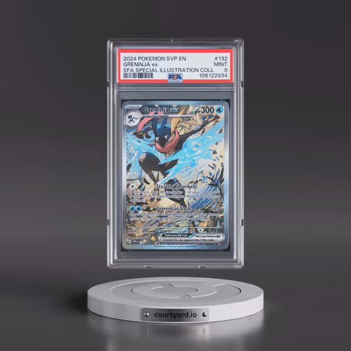 2024 Pokémon Svp EN-SV Black Star Promo #132 Greninja EX - Holo Shrouded Fable Special Illustration