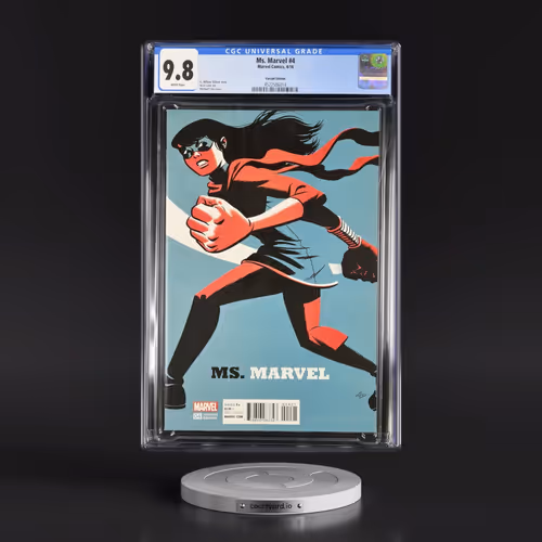 Ms. Marvel #4 CGC 9.8 White Pages (Marvel Comics, 4/16) - Universal Variant Edition