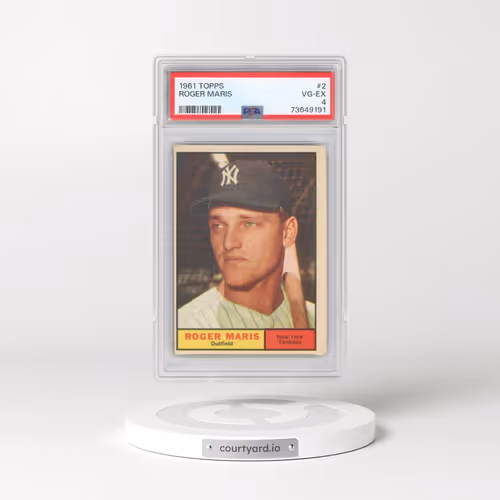 1961 Topps #2 Roger Maris (PSA 4 VG-EX)