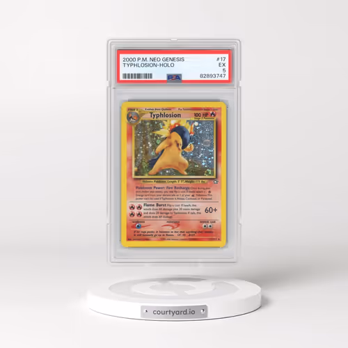 2000 Pokémon Neo Genesis #17 Typhlosion - Holo (PSA 5 EX)