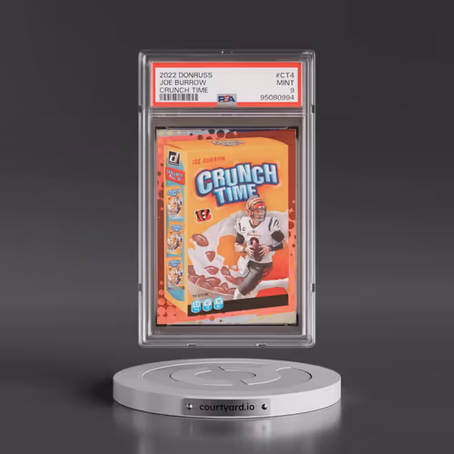 2022 Panini Donruss Crunch Time #CT4 Joe Burrow (PSA 9 MINT)