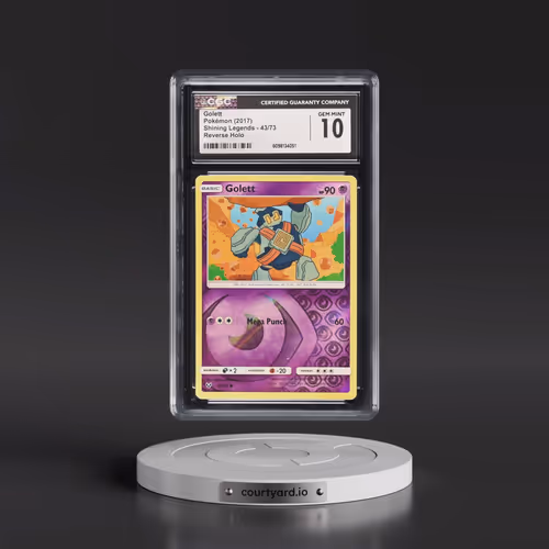 2017 Shining Legends #43/73 Golett - Reverse Holo (CGC 10 GEM MINT)