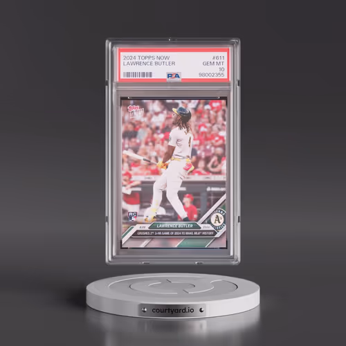 2024 Topps Now #611 Lawrence Butler (PSA 10 GEM MINT)