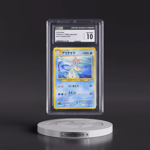 1999 Neo Premium File Croconaw - No Rarity (CGC 10 GEM MINT)