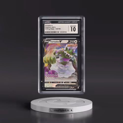 2021 Chilling Reign #124/198 Tornadus V - Holo (CGC 10 GEM MINT)