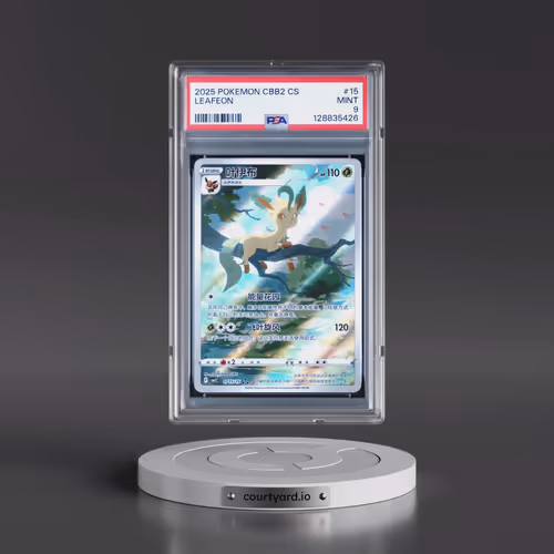 2025 Pokémon Simplified CBB2 C-Gem Pack Vol 2 #15 Leafeon (PSA 9 MINT)