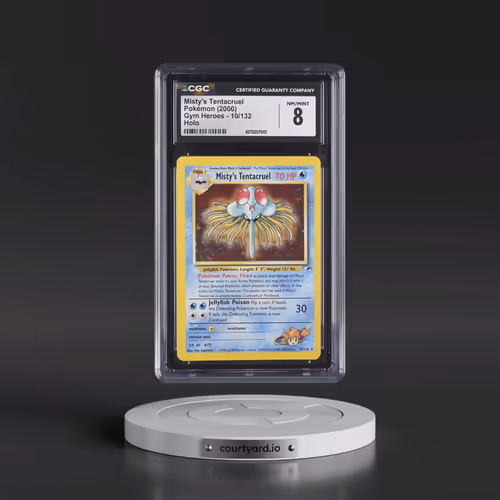 2000 Gym Heroes #10/132 Misty's Tentacruel - Holo (CGC 8 NM-MT)