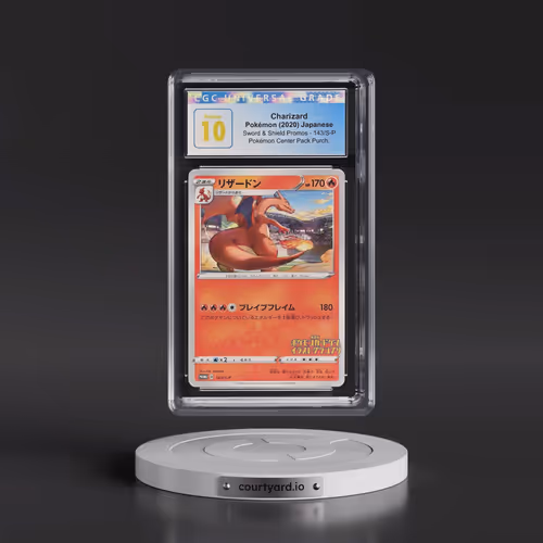 2019 Sword & Shield Promos #143/S-P Charizard - Pokémon Center Pack Purchase (CGC 10 PRISTINE)