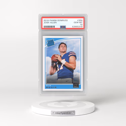2018 Panini Donruss #304 Josh Allen (PSA 10 GEM MINT)