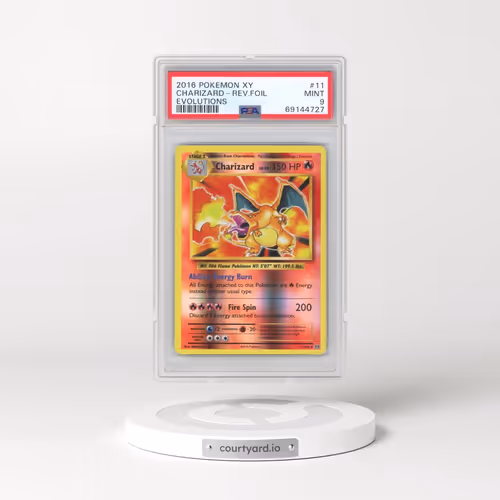 2016 Pokémon XY Evolutions #11 Charizard - Reverse Foil (PSA 9 MINT)